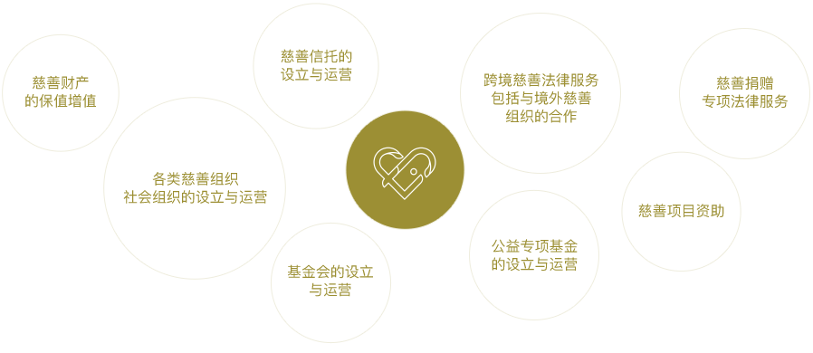 我们提供的服务覆盖慈善家慈善实践的各个方面